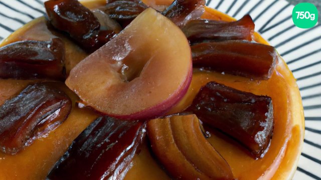 Tarte tatin au foie gras maison