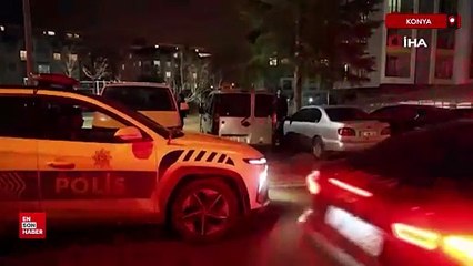 Konya'da dur ihtarına uymadı aracı bırakıp kaçtı