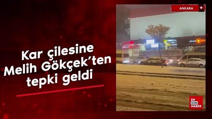 Ankara'nın kar çilesine Melih Gökçek'ten tepki geldi