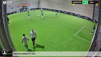 Faute de Jeremy G - Gxo
