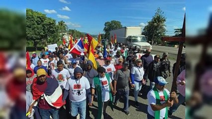 En marcha contra la Barrick Gold denuncian pobreza dejada por minería