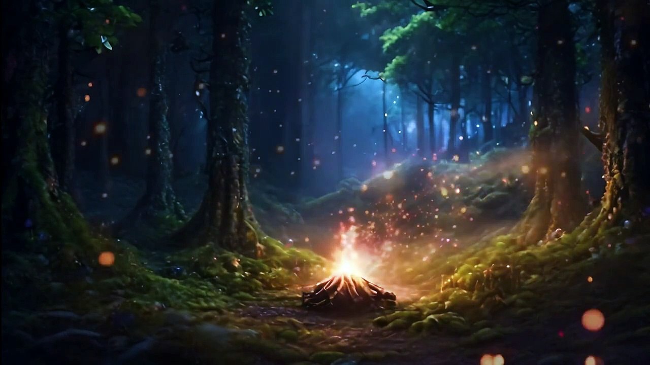 Relaxing Music 🎶🌿 Nature Sounds, and Crackling Fire 🔥 for Ultimate Relaxation