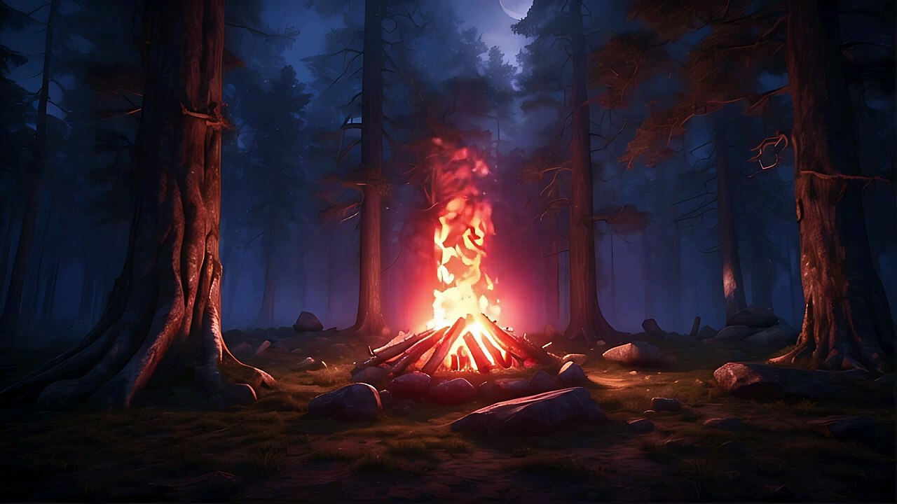 Relaxing Piano Music For Meditation 🎹 Nature Night Sounds for deep Sleep Calm 😴 🥱