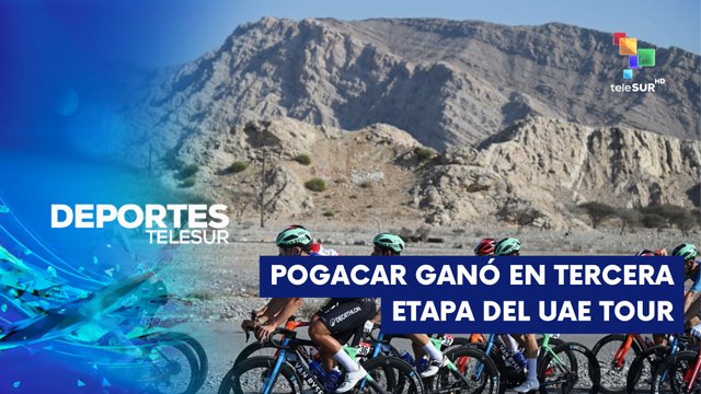 Ciclismo | Esloveno Tadej Pogacar logra su primera victoria DEPORTES TELESUR 19-02-2025