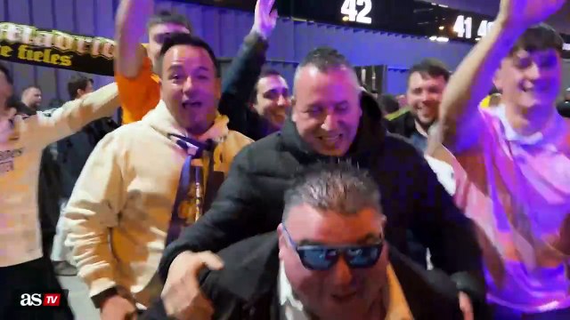 La afición del Real Madrid se vuelve loca: Hat trick de Mbappé y a octavos