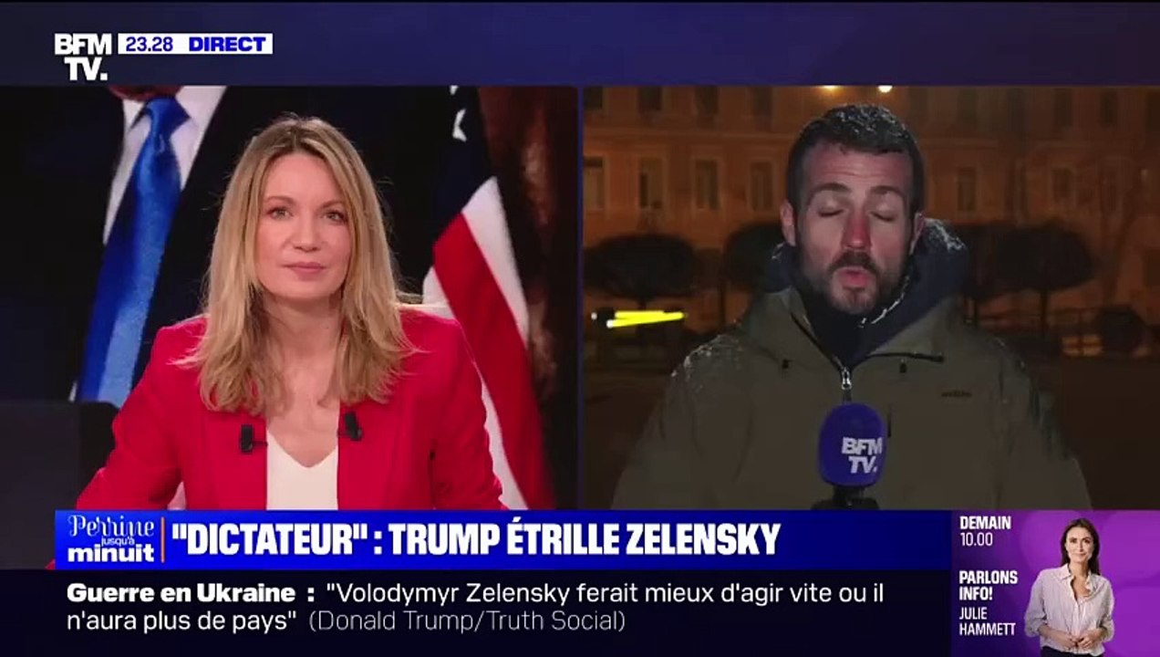 "Ces propos font partie de la rhétorique du Kremlin": les Ukrainiens choqués par les déclarations de Donald Trump à l'égard de Volodymyr Zelensky