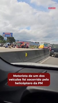 Batida entre caminhões e carreta deixa 27 quilômetros de filas