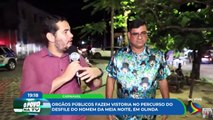 Homem da Meia Noite: Orgãos públicos fazem vistoria no percurso do desfile, em Olinda