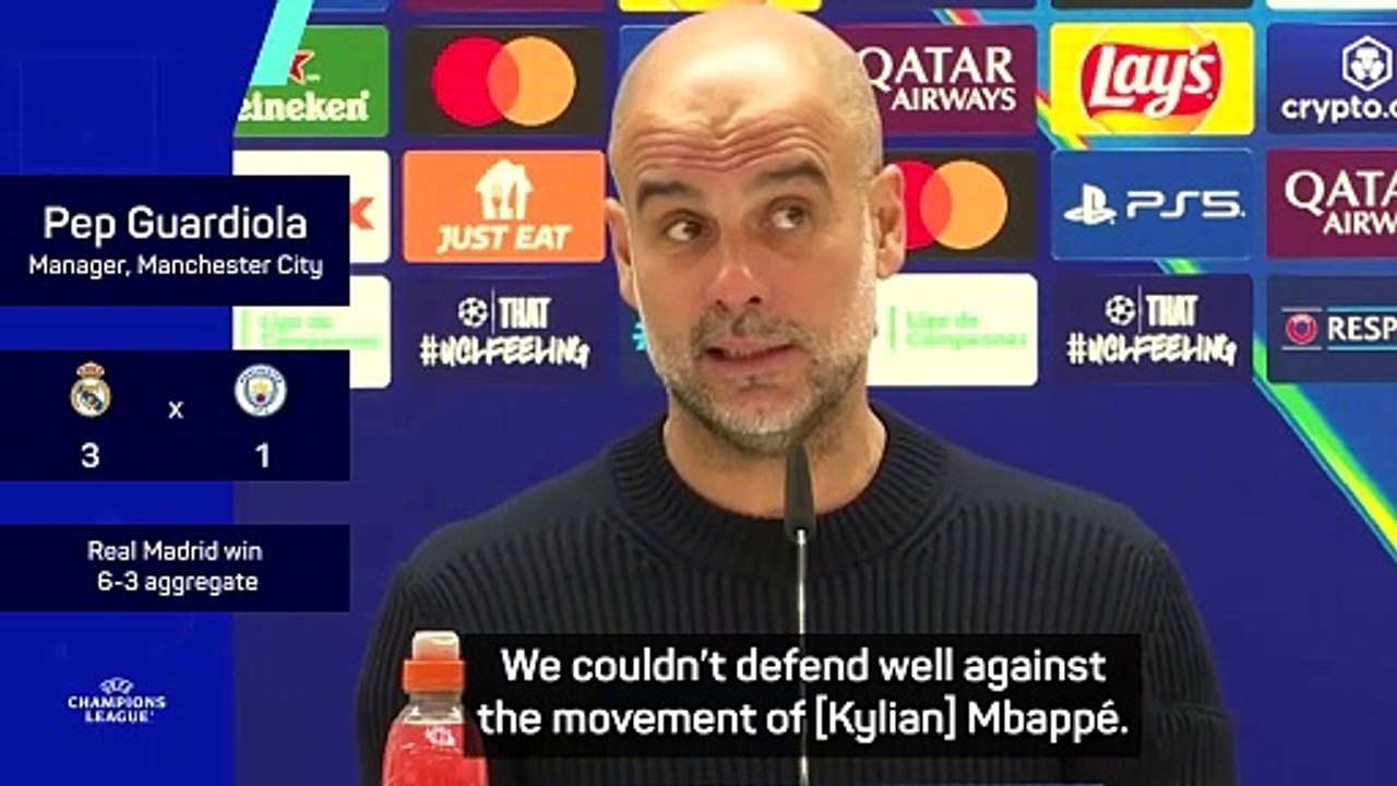 Guardiola admits 'the best team won' after Champions League exit