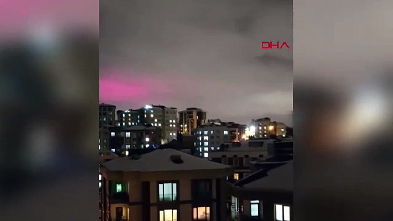 İstanbul - İstanbul'da gökyüzünde heyecanlandıran pembe bulutların nedeni ortaya çıktı