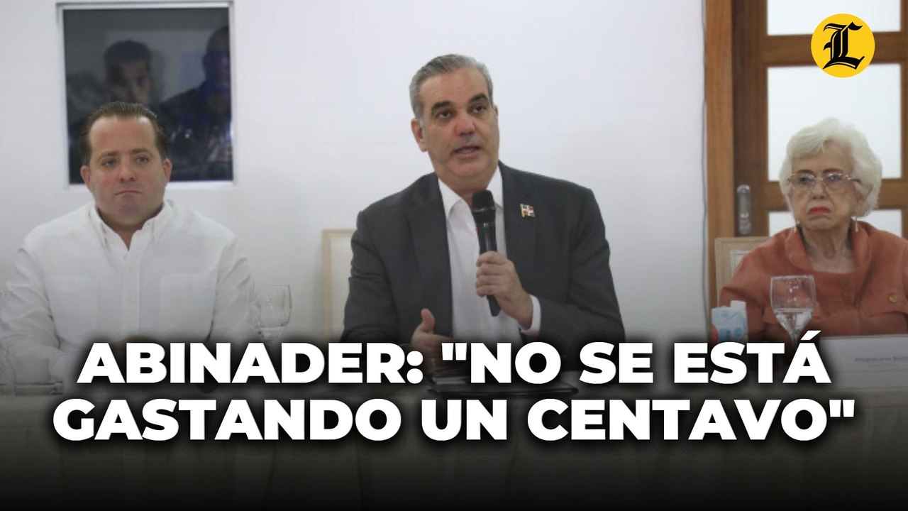 Abinader: nueva comisión sobre anticorrupción no implica gastos: "No se está gastando un centavo"