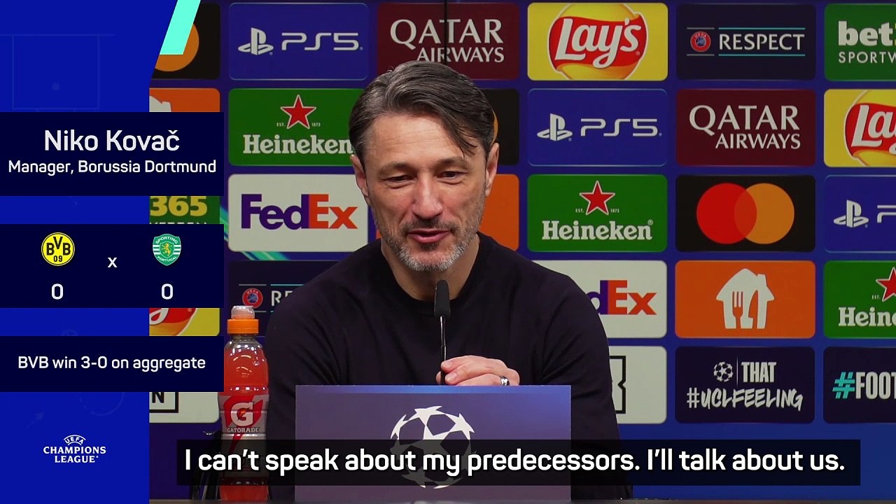 FOOTBALL: UEFA Champions League: Dortmund not clinical enough for Kovac's liking