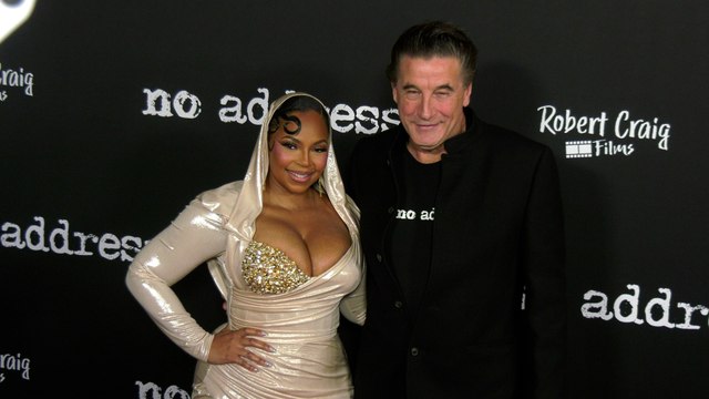 Ashanti and Billy Baldwin attend the No Address red carpet premiere in Los Angeles