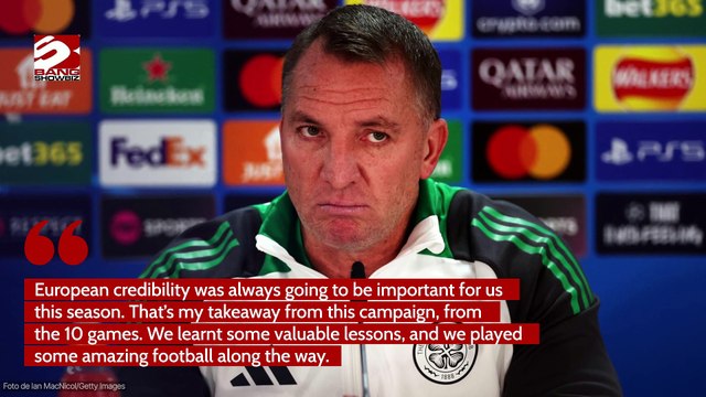 Brendan Rodgers proud of Celtic despite gut-wrenching Champions League exit