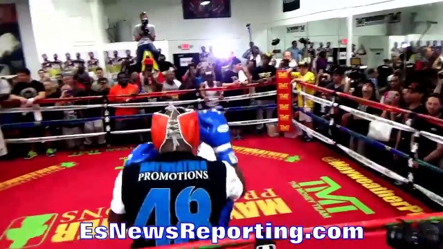Can You Compare_ Floyd Mayweather Sparring vs Conor McGregor Sparring ESNEWS BOXING