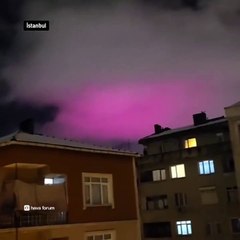 İstanbul'u kaplayan pembe bulutlar bakın ne çıktı?