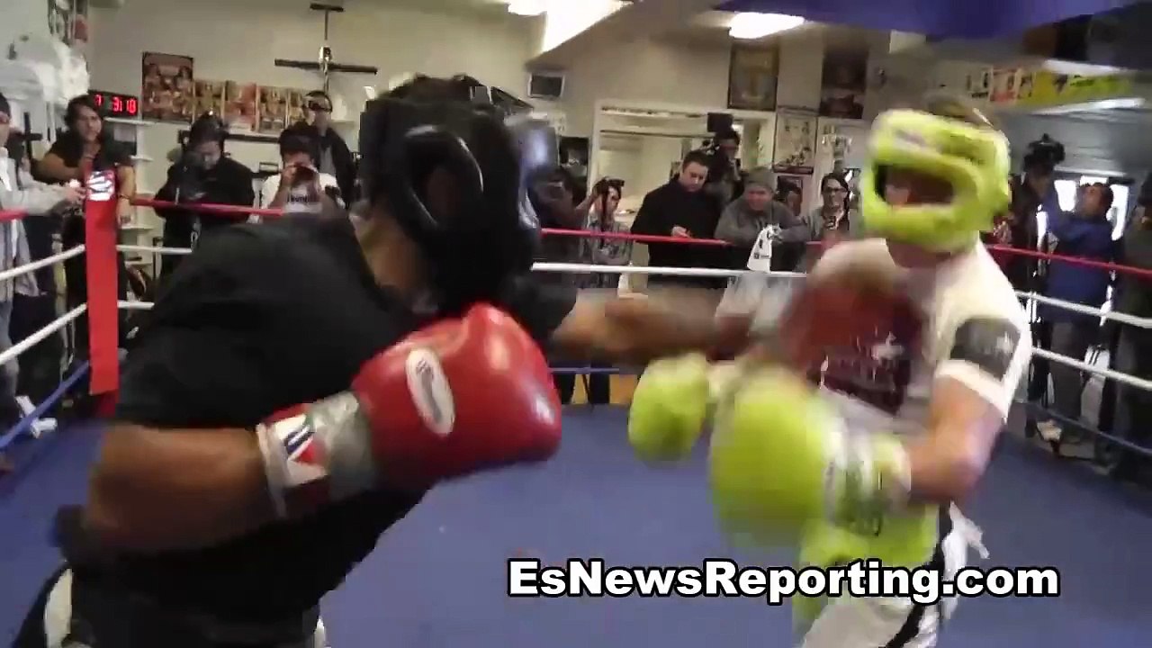 Canelo Alvarez Sparring Derek Innis 4 Min Rounds