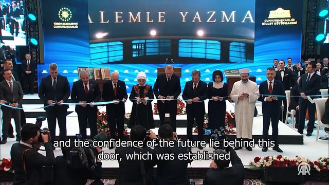 Cumhurbaşkanlığı Millet Kütüphanesinden açılışının 5'inci yılına ilişkin paylaşım