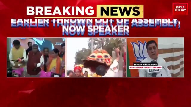 Thrown out of Assembly earlier, Vijendra Gupta becomes Speaker of Delhi