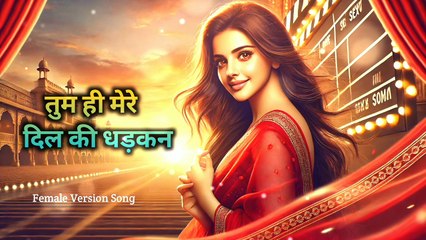 तुम ही मेरे दिल की धड़कन 💕 | Hindi Romantic Female Version Song | New Love Song 2025 | Ai Generated Music
