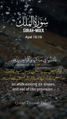 Surah mulk ayat 15-19 with Urdu translation