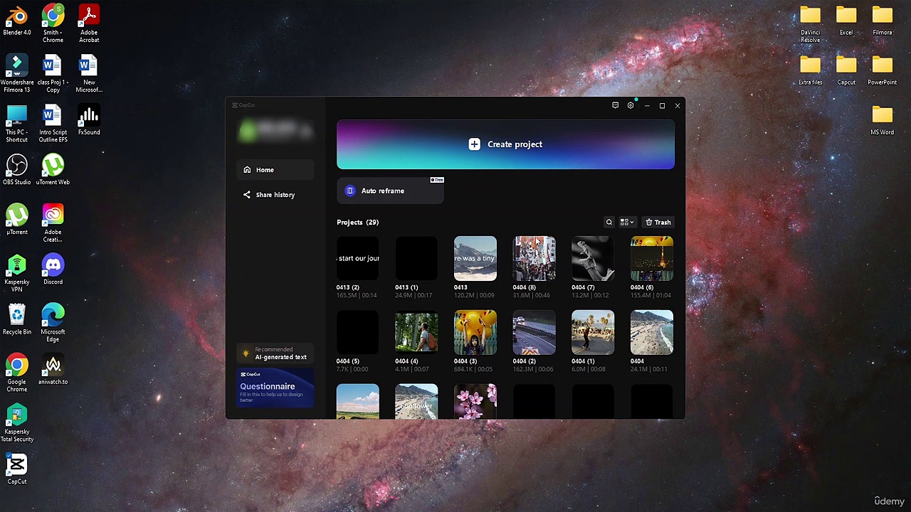 The Complete CapCut Course with Social Media Video