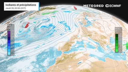 La moitié nord sous les nuages !