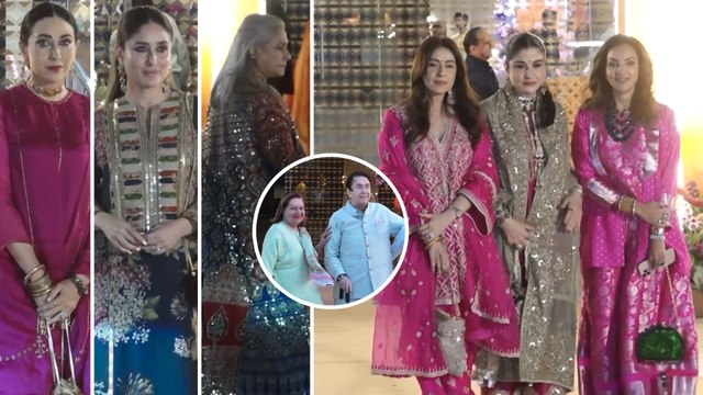 Aadar-Alekha's Mehndi: Jaya Bachchan, Karisma, Kareena & Randhir Kapoor, Bhavana, Seema And Maheep!