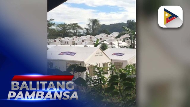 OCD, naglatag ng 300 family tents sa Himamaylan, Negros Occidental para sa mga apektado ng pag-aalboroto ng Bulkang Kanlaon