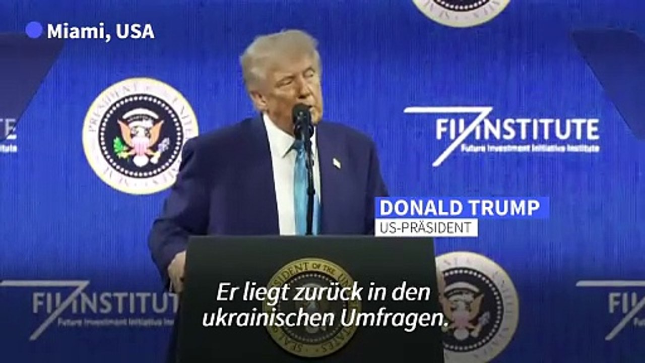 Trump nennt Selenskyj 'Diktator ohne Wahlen'