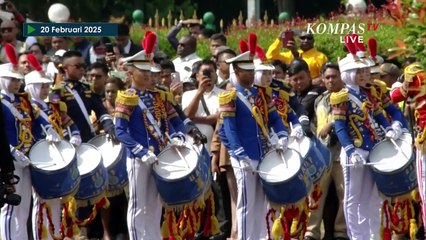 [FULL] Arak-Arakan Kepala Daerah Diiringi Marching Band dari Monas ke Istana