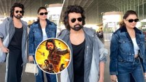 Himesh Reshammiya Clicked In Badass Ravikumar Swag! Departing With Wife Sonia At Mumbai Airport