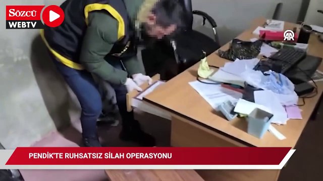 Pendik'te ruhsatsız silah operasyonunda 2 şüpheli yakalandı