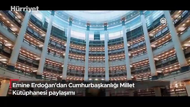 Emine Erdoğan'dan Cumhurbaşkanlığı Millet Kütüphanesi paylaşımı