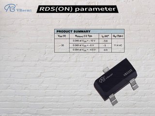KDU-VB is a SOT23 package P-Channel field effect MOS tube