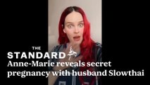Anne-Marie reveals secret pregnancy after 'hardest year' with husband Slowthai