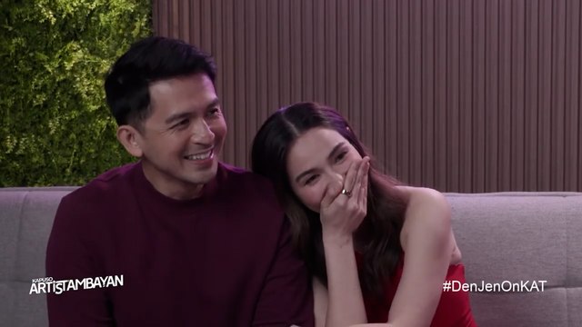 ArtisTambayan: Dennis Trillo and Jennylyn Mercado play couple telepathy challenge!