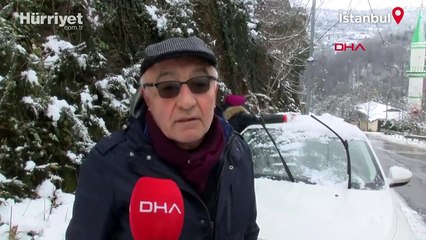 Sarıyer'de akşam yolda kaldılar; araçlarını sabah kurtardılar