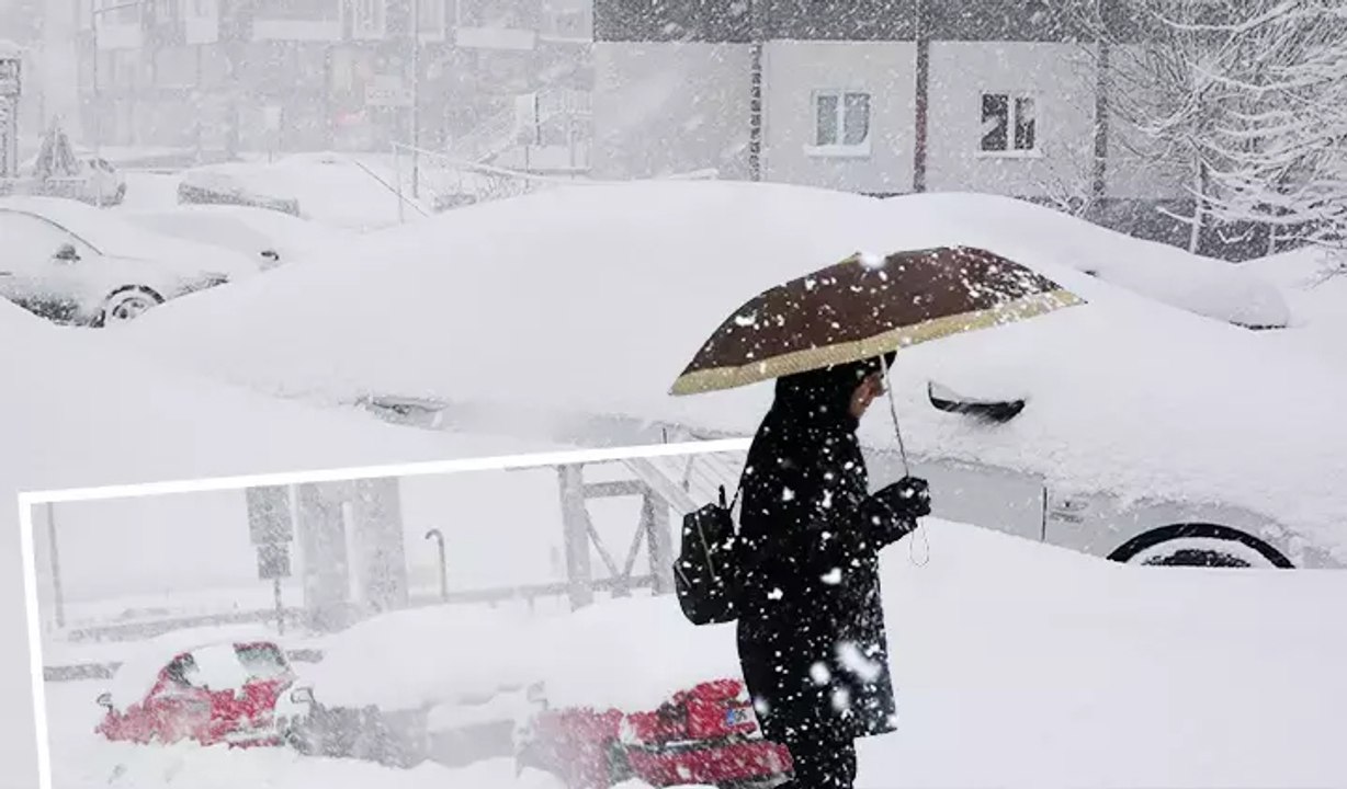 Bitlis beyaz esareti yaşıyor: Kar kalınlığı 70 santime ulaştı; yollar kapandı!