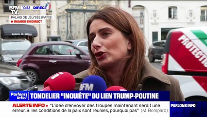 Réunion à l'Élysée sur la guerre en Ukraine: "Ce n'est pas bon signe", estime Marine Tondelier (les Écologistes)