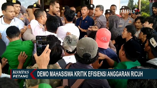 Demo Mahasiswa Kritik Efisiensi Anggaran di Ambon Diwarnai Kericuhan