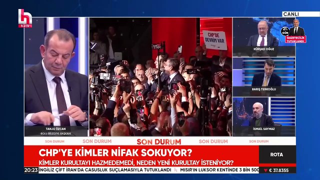 Tanju Özcan'dan canlı yayında olay iddia: ''Terliği bile koysak Erdoğan yüzde 26'yı geçemiyor...''