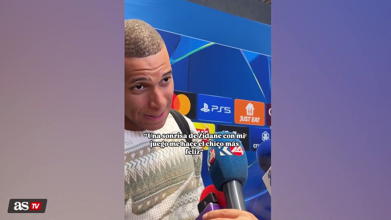 La frase de Mbappé sobre las risas de Zidane con su hat-trick que tienen al madridismo loco
