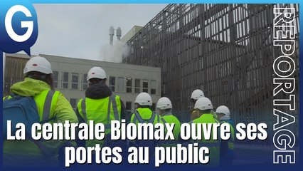 Reportage - La centrale Biomax ouvre ses portes au public