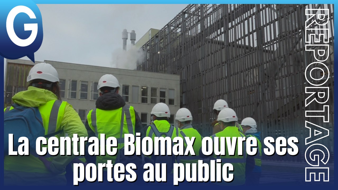 Reportage - La centrale Biomax ouvre ses portes au public