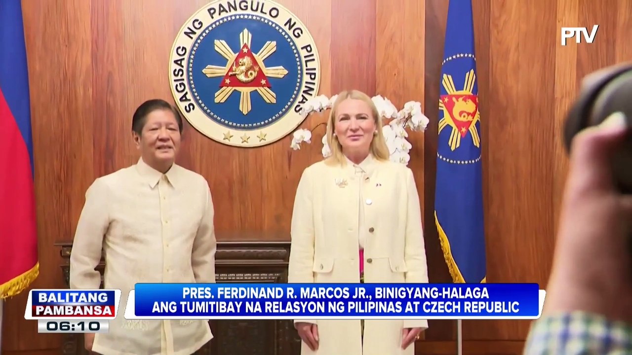 PBBM malugod na tinanggap ang pagbisita ni Czech Republic Defense Minister Yana Cernochova