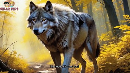 The Wolf and The Crane | Stories for Children 3D Animatied