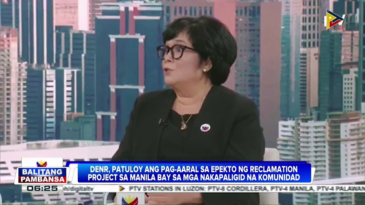 DENR, patuloy ang pag-aaral sa epekto ng reclamation project sa Manila Bay, sa mga nakapaligid na komunidad