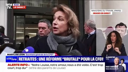 Réforme des retraites: Marylise Léon (CFDT) souhaite "passer aux choses sérieuses", après le rapport de la Cour des comptes