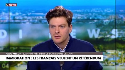 Paul Melun sur les propos de Jérôme Guedj concernant un possible référendum sur l'immigration